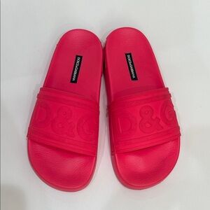 Dolce & Gabbana Vibrant Red Sandals